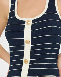 Milly - Mari Stripe Midi Dress
