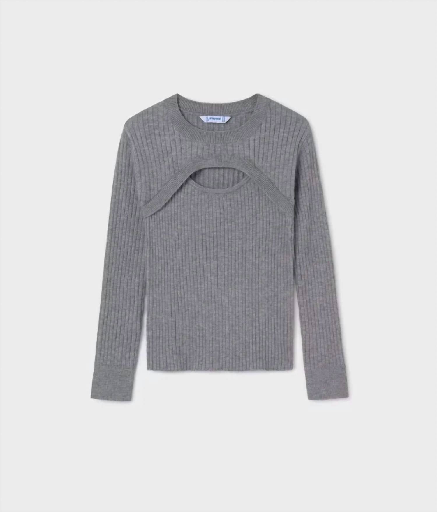 Mayoral - Girls Long Sleeve Knit Top