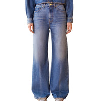 Ulla Johnson Women's The Willow Jean in danube medium indigo wash - women's jeans