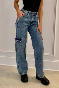 Hidden - HIGH WAIST DAD JEANS