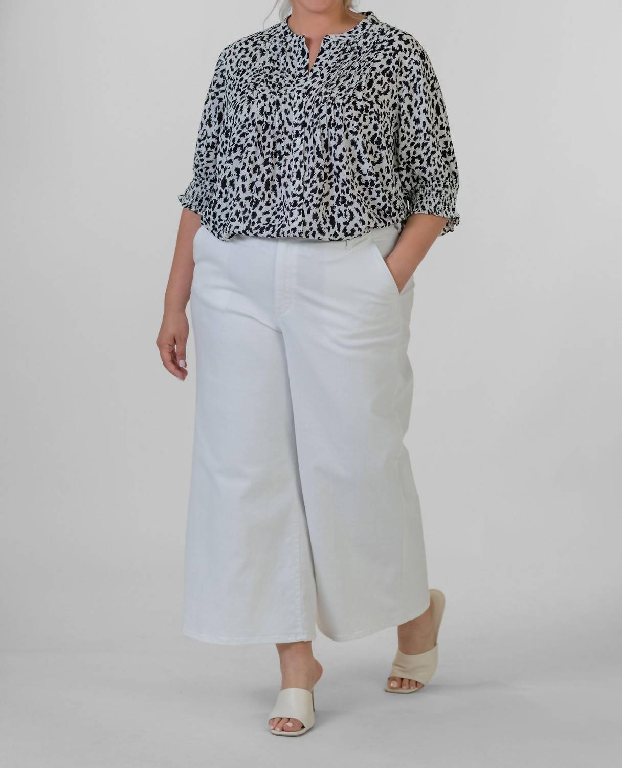 Nydj - Mona Wide Leg Trouser Ankle Jeans - Plus