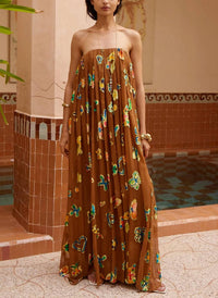 Alemais - Metallic Strapless Gown