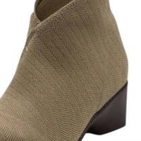 CHARLESTON SHOE CO. Women's Herringbone Boot in tan - women's shoe - detail view
