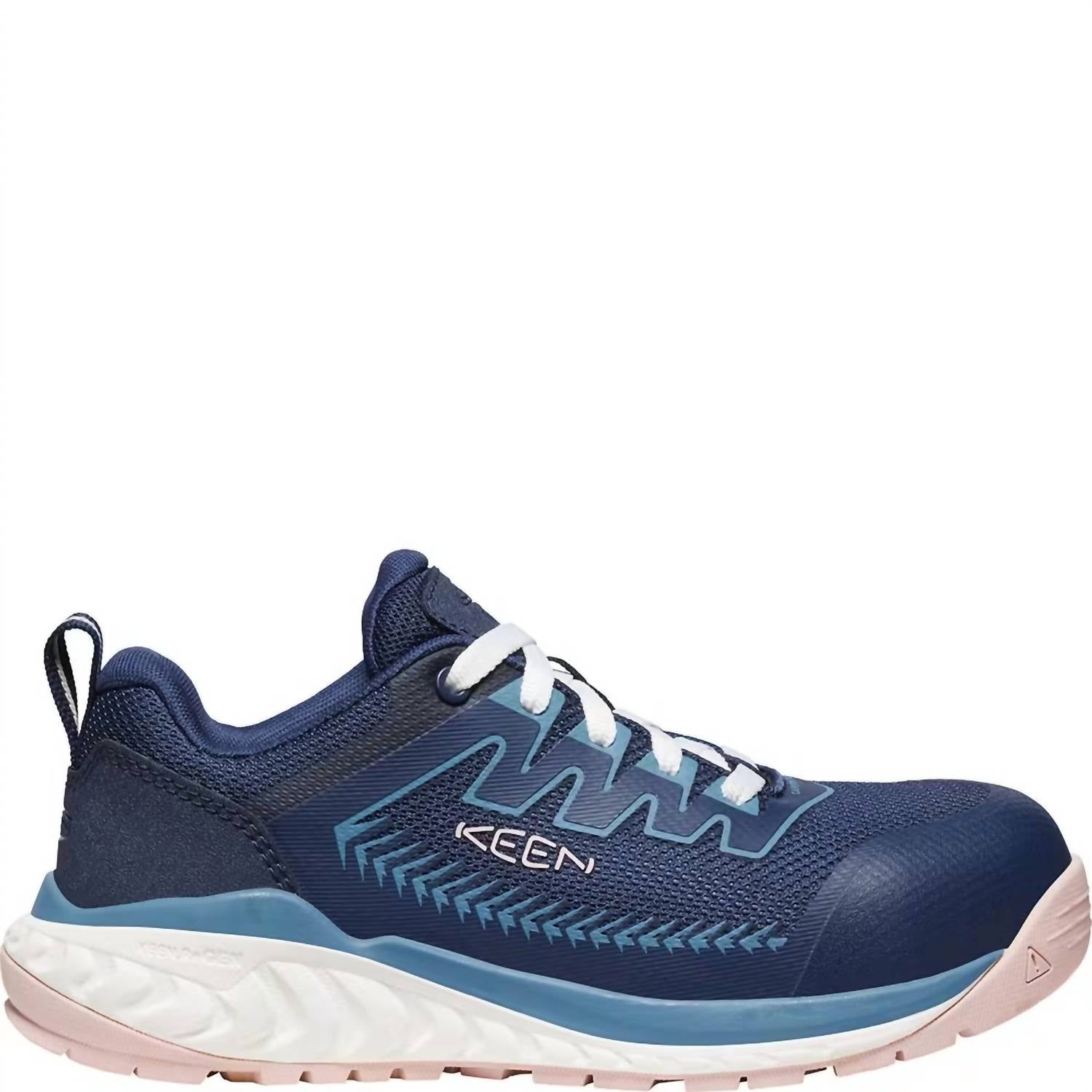 Keen Women's Arvada Shoes in naval academy peach whip - women's sneaker