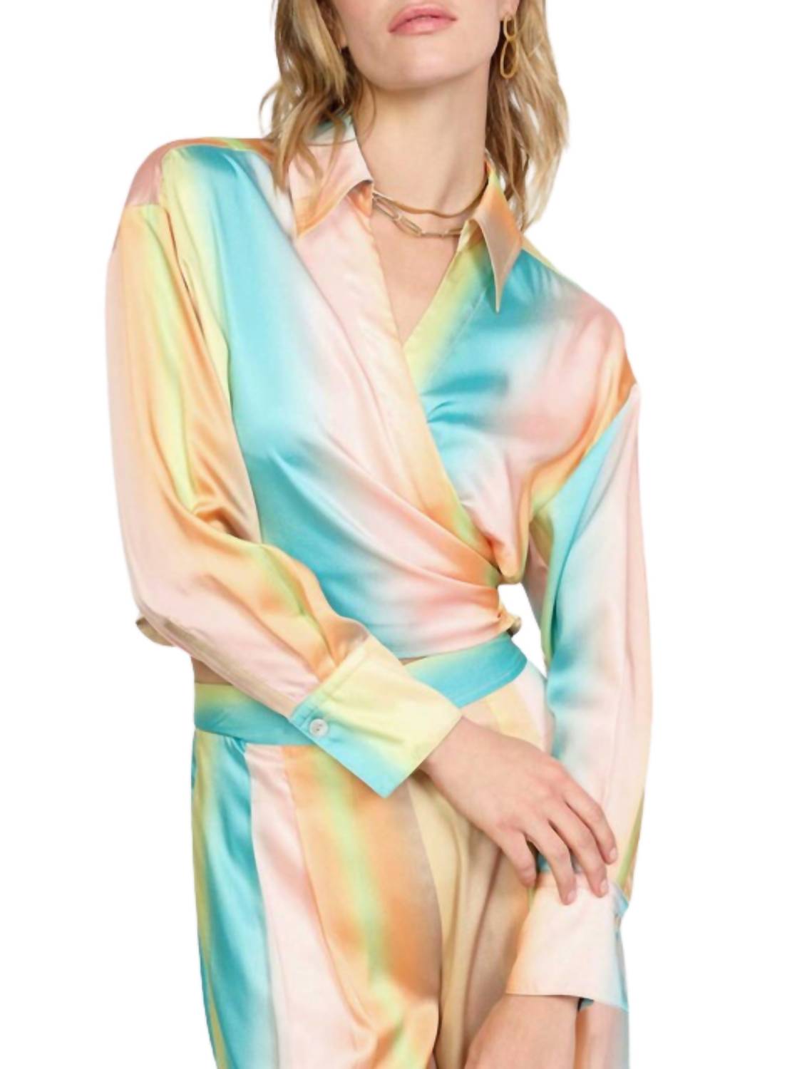 Current Air - Gradation Print Top