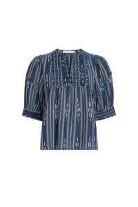 Marie Oliver - Adina Short Puff Sleeves Top