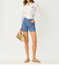 Lilly Pulitzer - Sea View Button Down Top