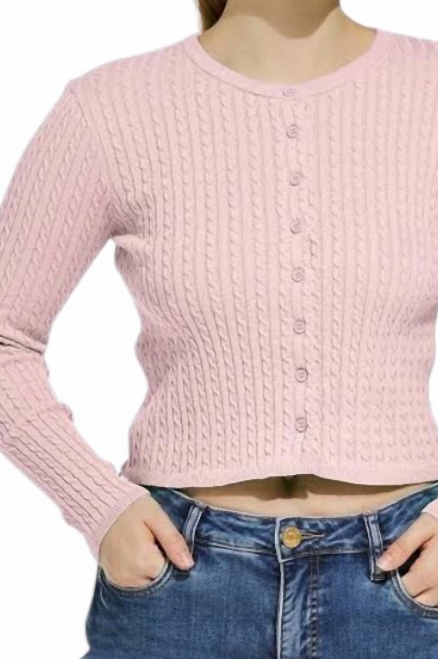 By Together - Avon Cable Knit Cardigan