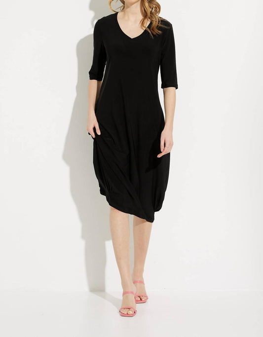 Joseph Ribkoff - V-Neck Midi Dress