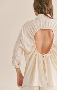 Sage The Label - Clementine Crush Cutout Back Shirt
