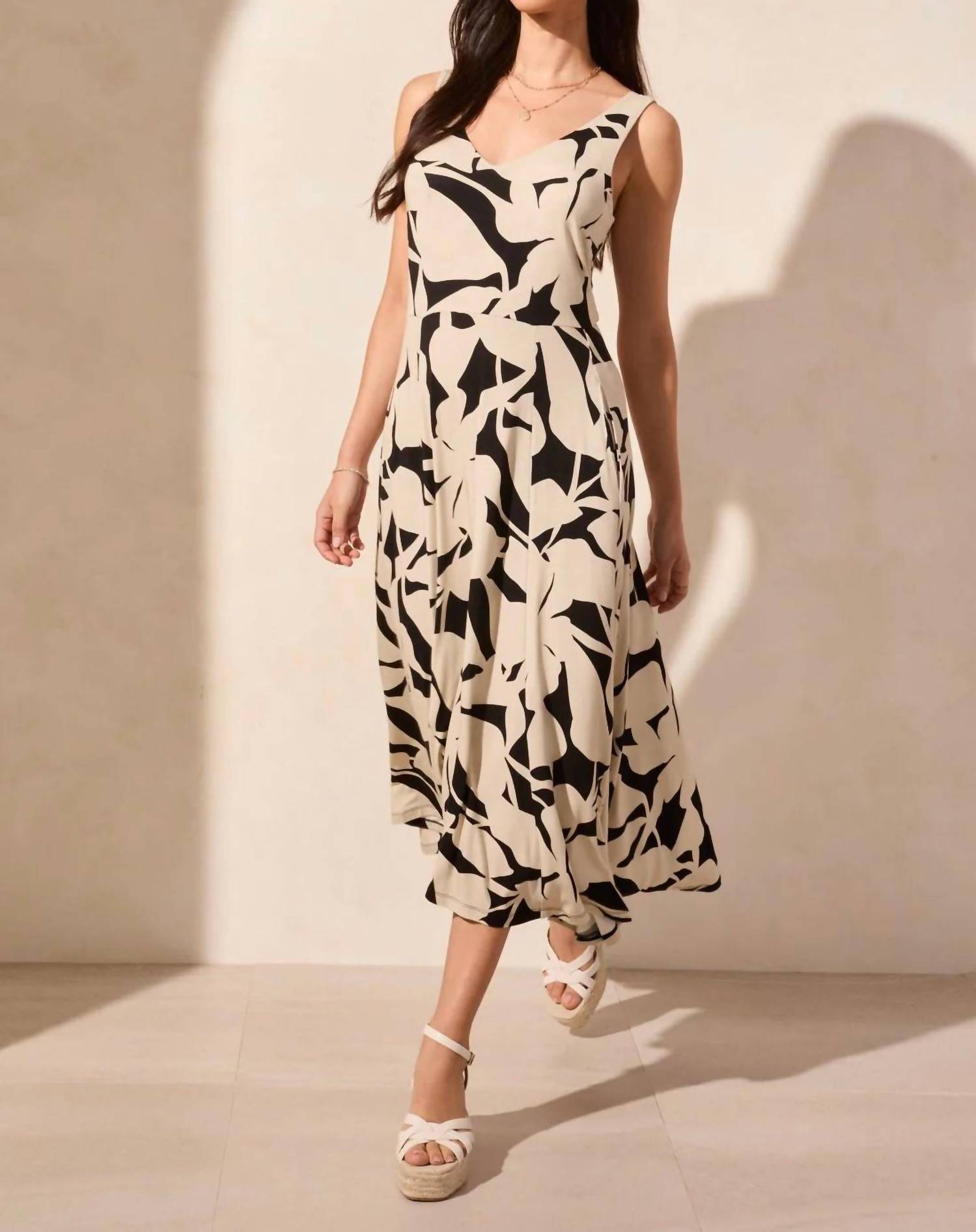 Tribal - Printed High-low Dress