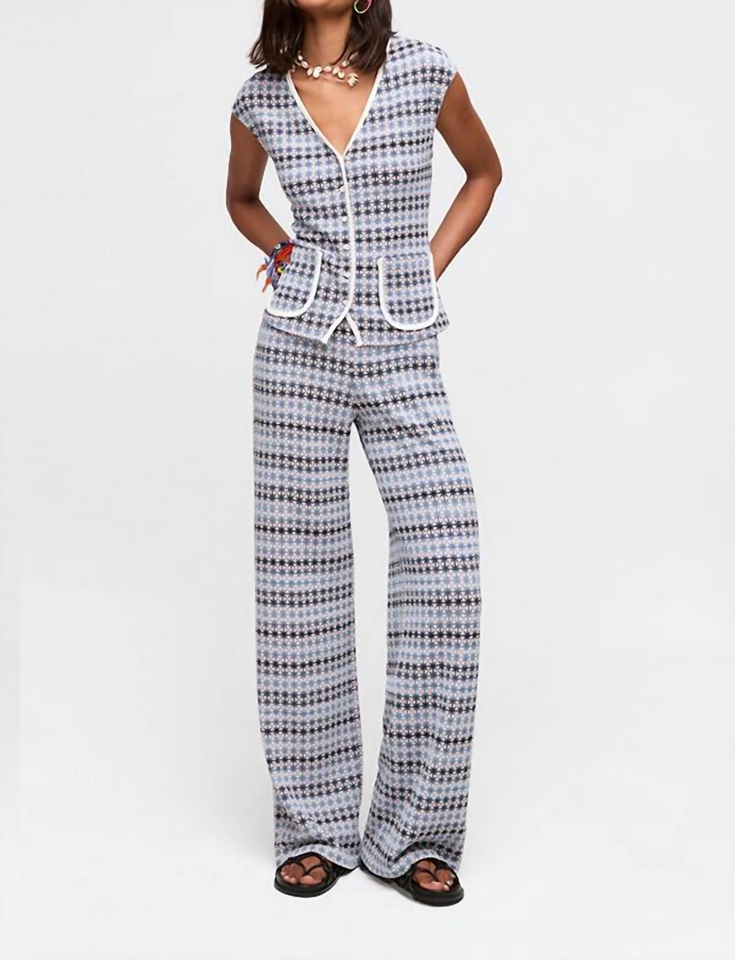 Aldo Martins - Printed Sweater Vest