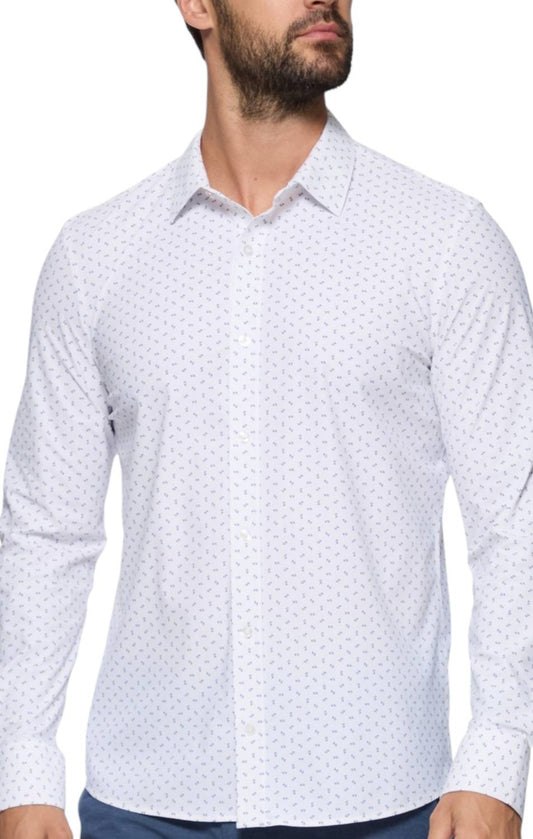 Flags & Anthem - Westover Geo Print Journey Shirt