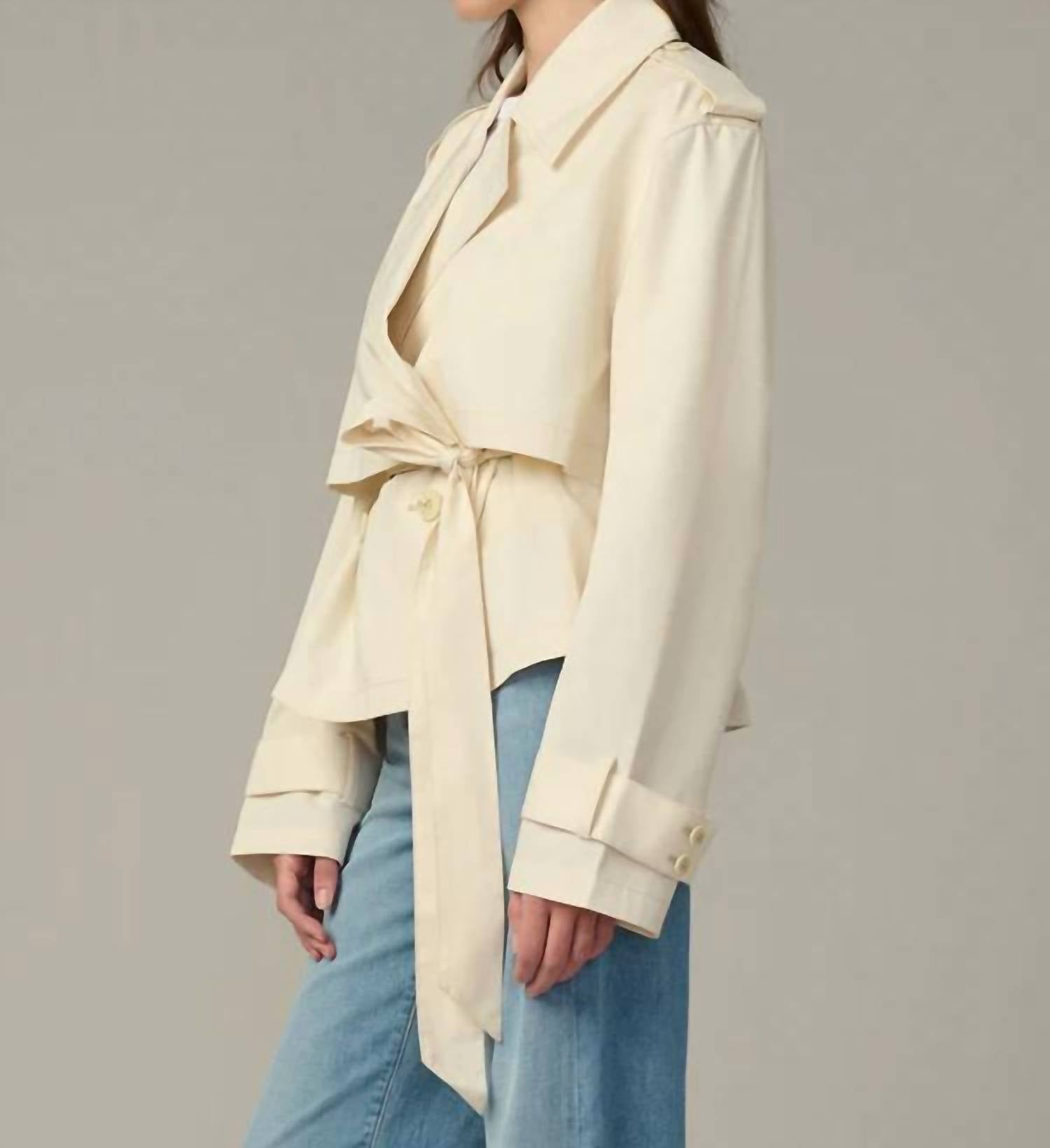 Joe'S Jeans - Liz Cropped Trench Coat