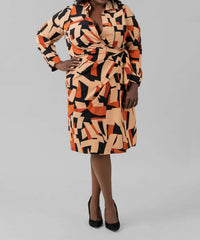 London Times - Olga Midi Dress - Plus