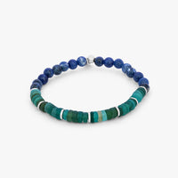 Tateossian Men's Oceana In Sodalite & Roman Glass Bracelet in sodalite roman glass bracelet in multi - men's jewelry