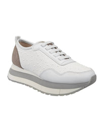 Naked Feet Women's Kinetic Platform Sneakers in pearl white - women's sneaker - alternate view