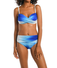 La Blanca - Ocean Oasis Wrap Front Swim Top