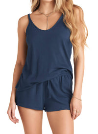 Bobi - Women's Double V Neck Tunic Tank Top
