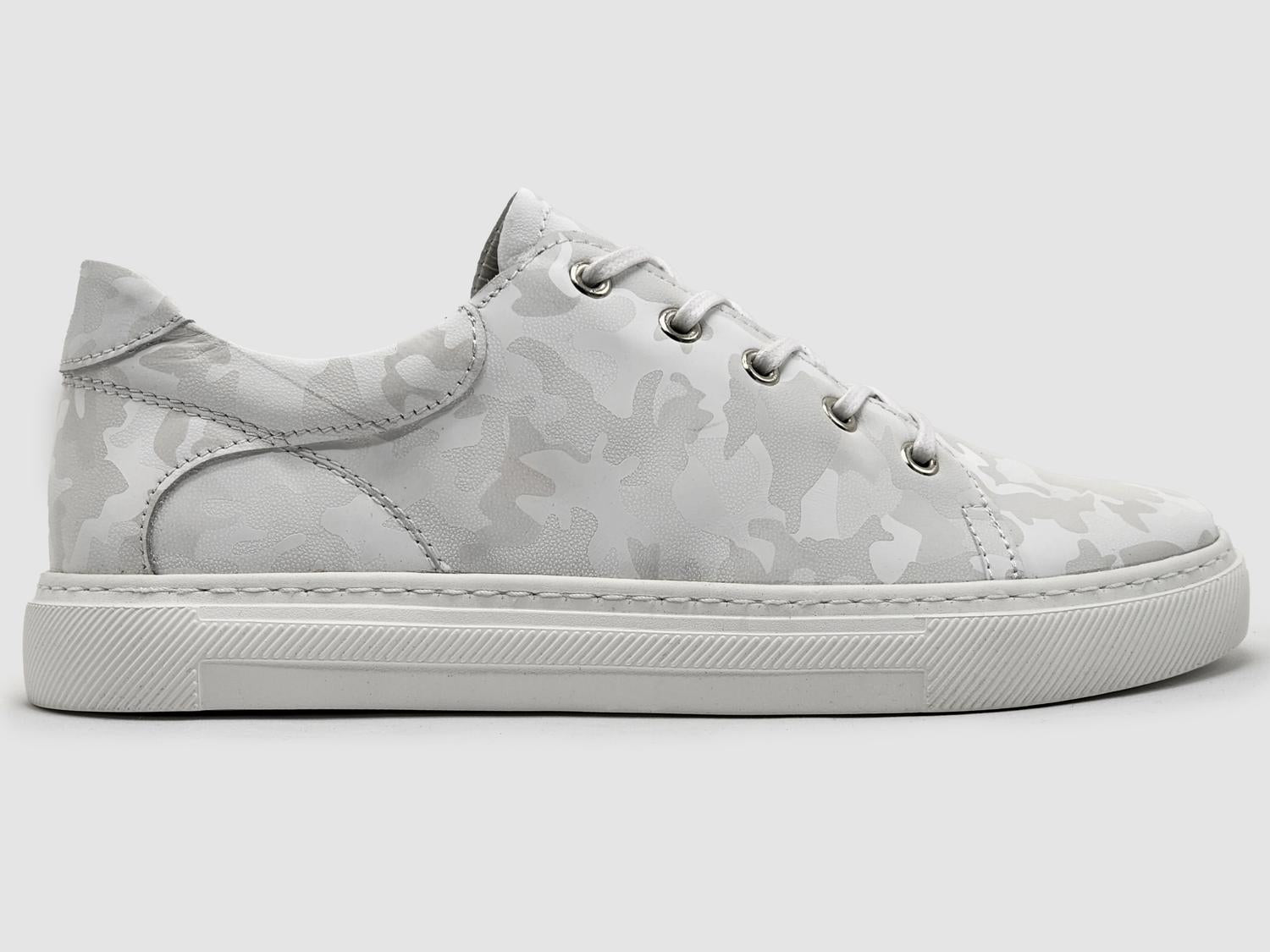 Kcr Group - Women's Classic Camo Leather Sneakers