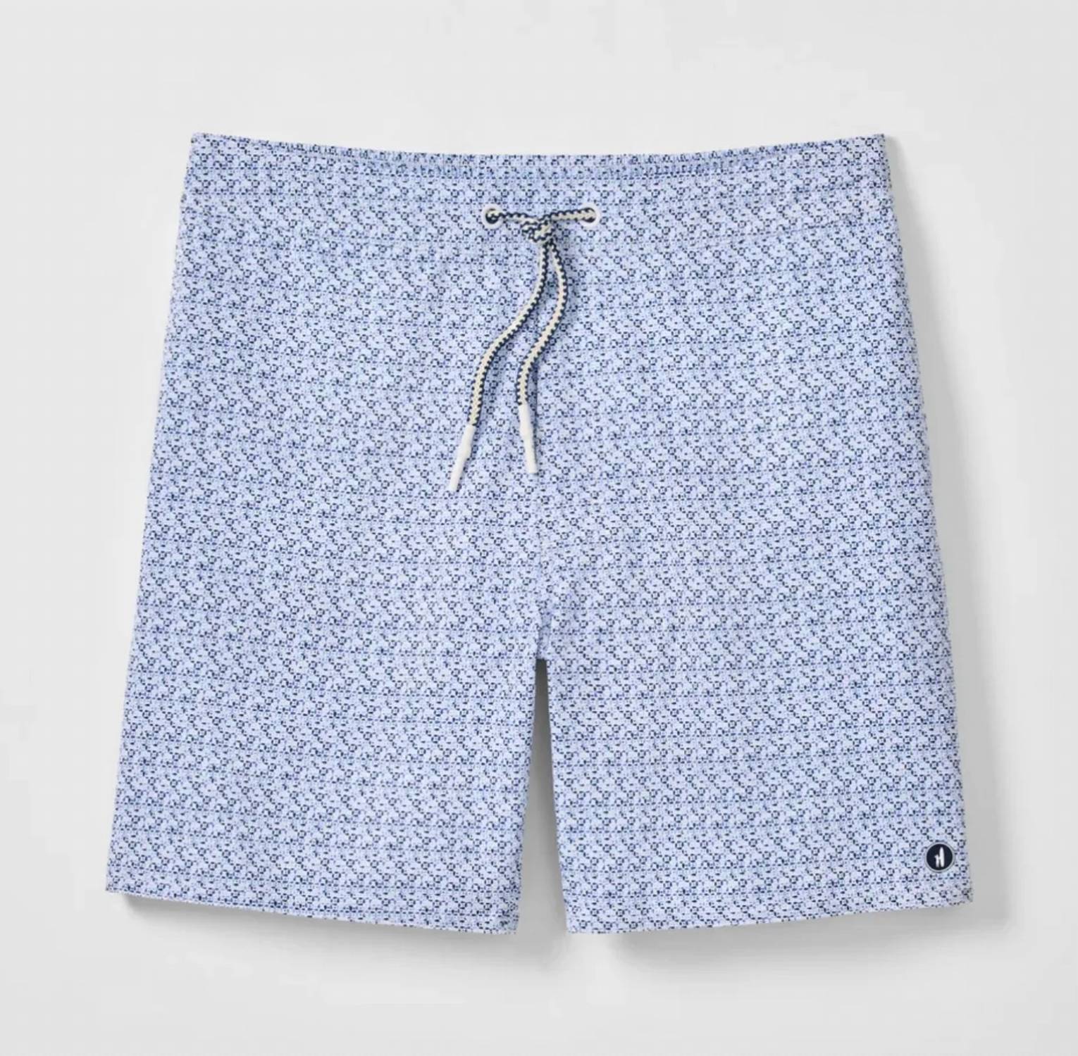 Johnnie-O - Men's Half Elastic Swim Trunks