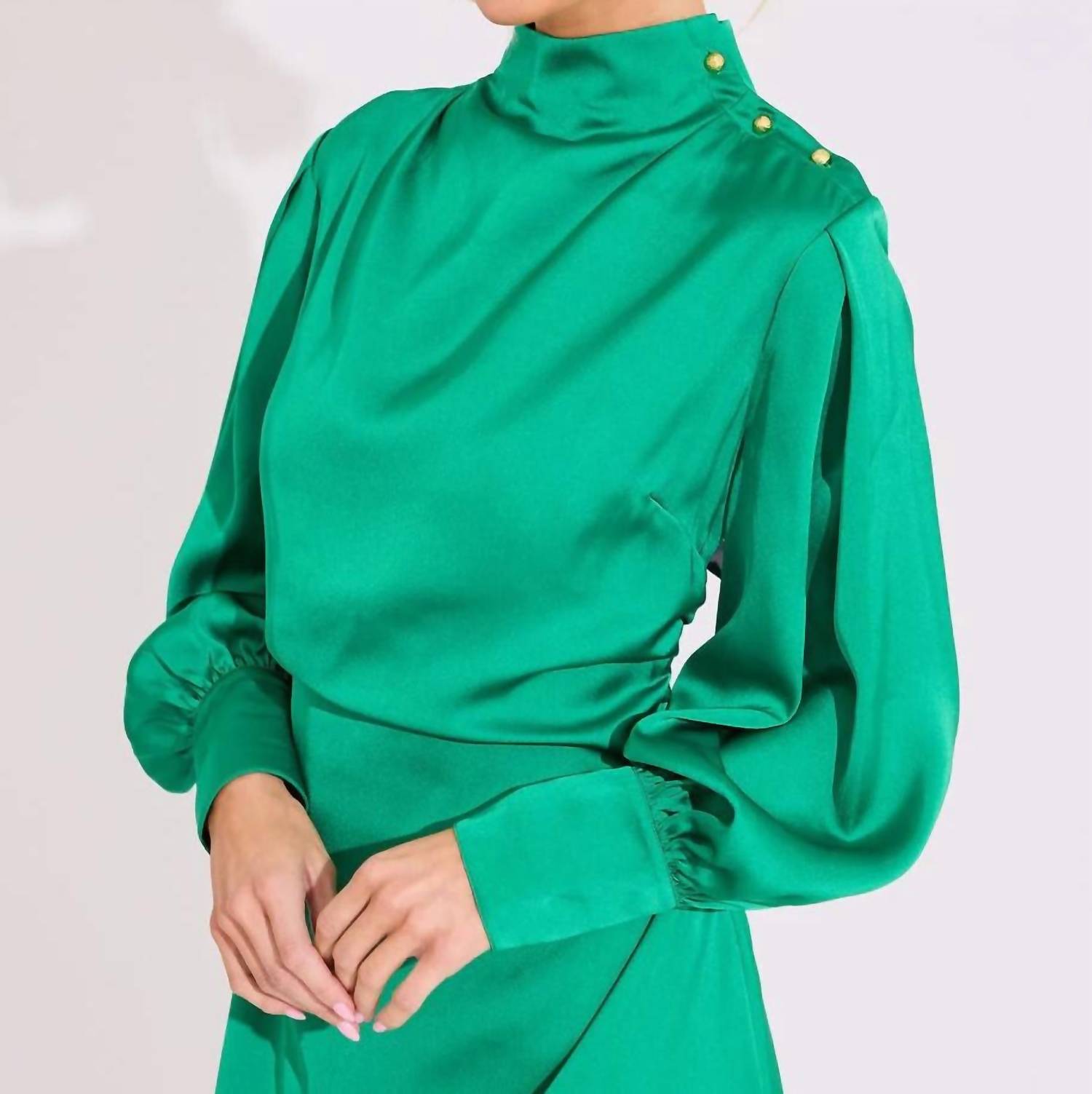 Alden Adair - Parker Long Balloon Sleeve Maxi Dress