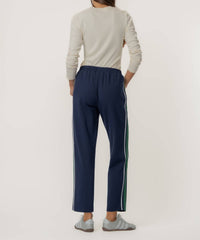 KUT FROM THE KLOTH Copa Straight Leg Pant With Seam Pocket in navy green - women's pants - alternate view