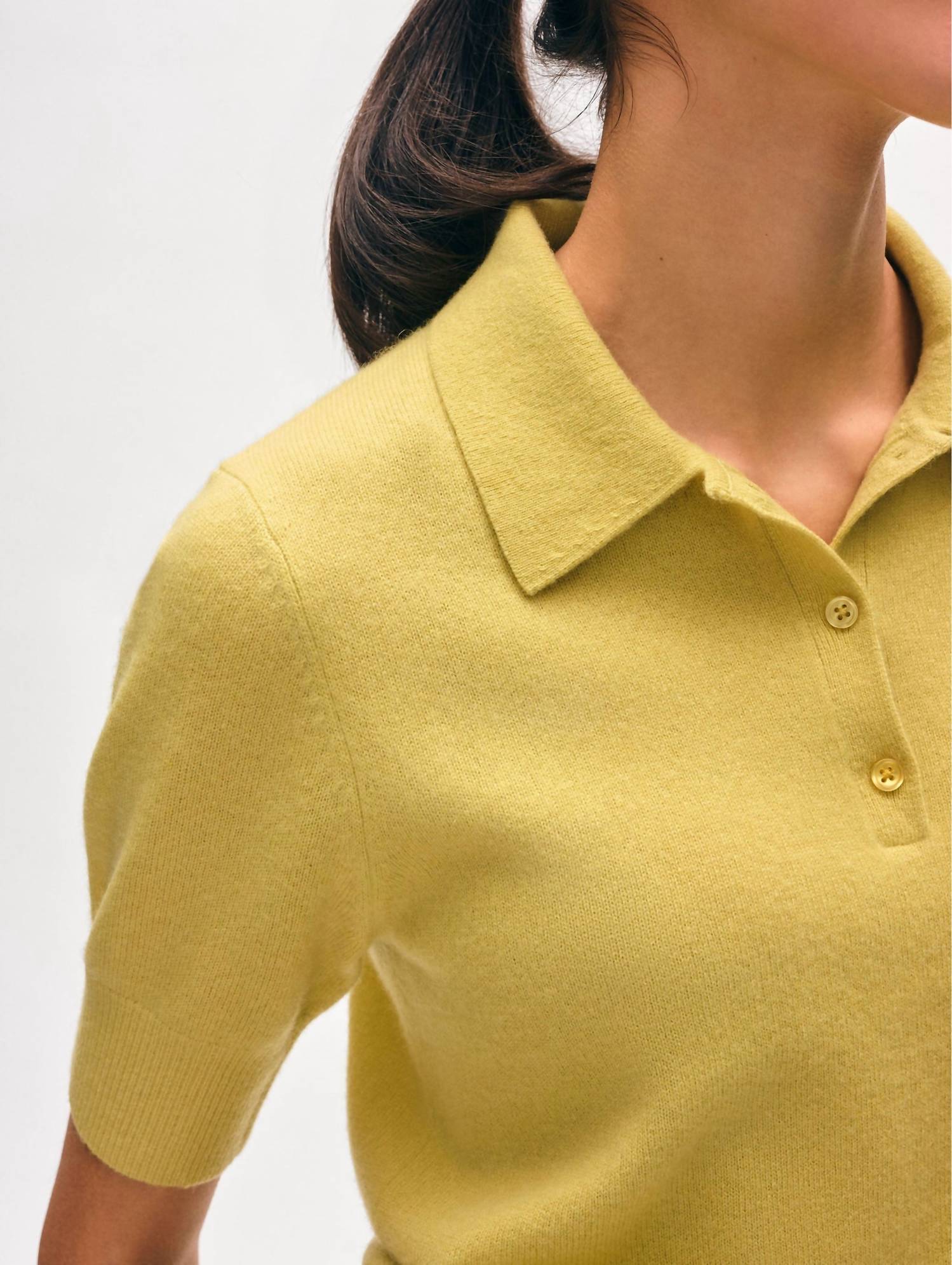 White + Warren - Cashmere Polo Top