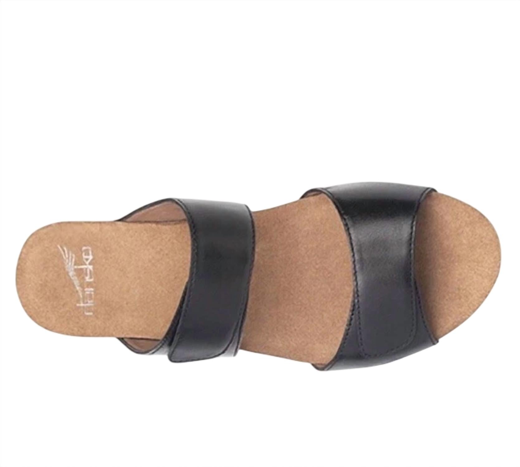 dansko Women's Vienna Sandal in black - women's sandal - alternate view