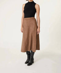 Level99 - Uma Faux Suede Skirt