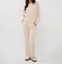 Esqualo - Selma Straight Leg Modal Trousers