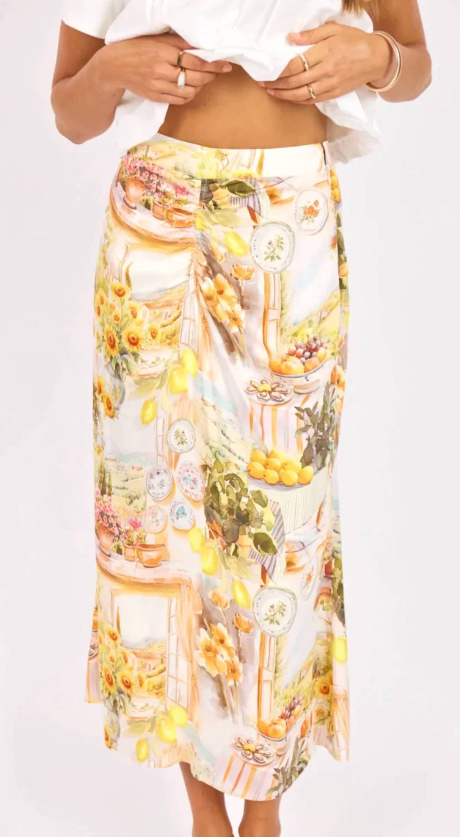 Sage The Label - Lemoncello Midi Skirt