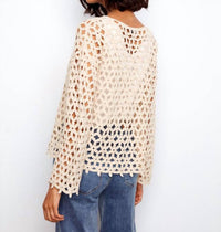 Charlie B - Crochet Flower Top