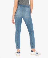 Reese High Rise Ankle Straight Leg Tie Waist