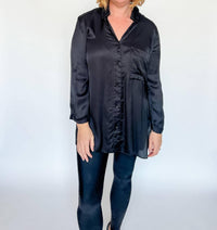 Dress Forum - Highly Favored Long Satin Shirt