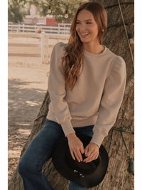 Jodifl - Puff Shoulder Top