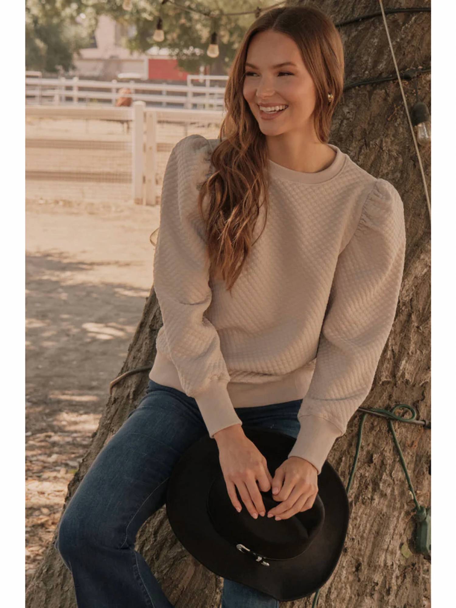 Jodifl - Puff Shoulder Top