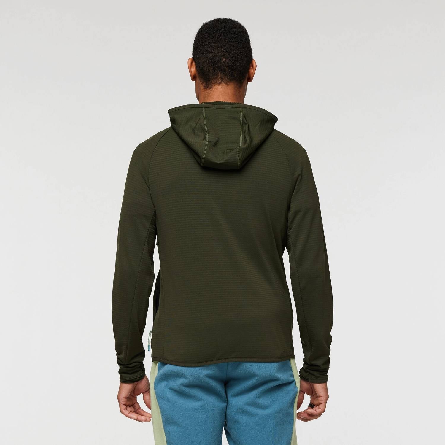 cotopaxi Otero Fleece Full-zip Hooded Jacket in woods - men's sweater - alternate view