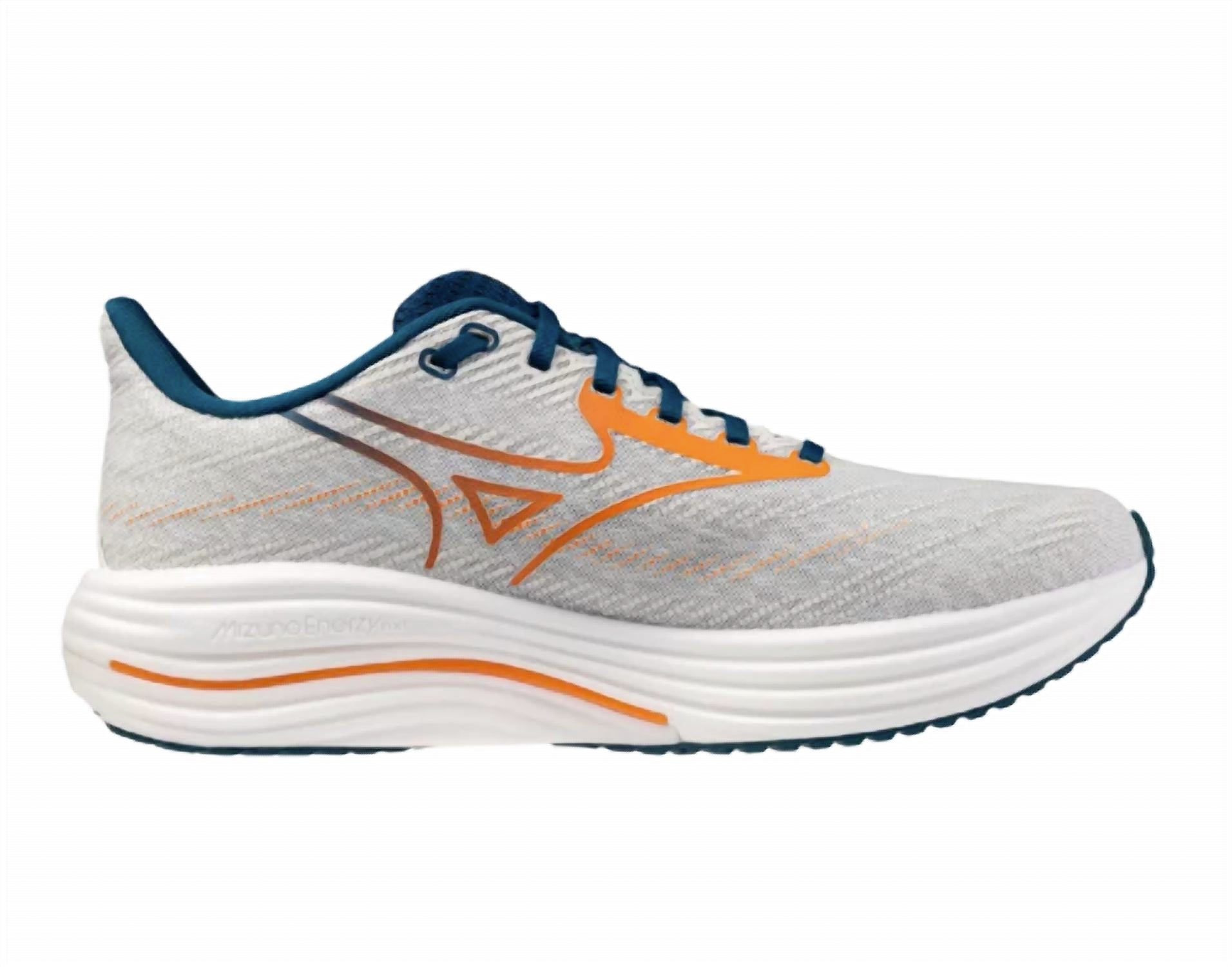 MIZUNO Men's Wave Rider 29 Running Shoes in gf white autumn sunset - men's sneaker - view 4