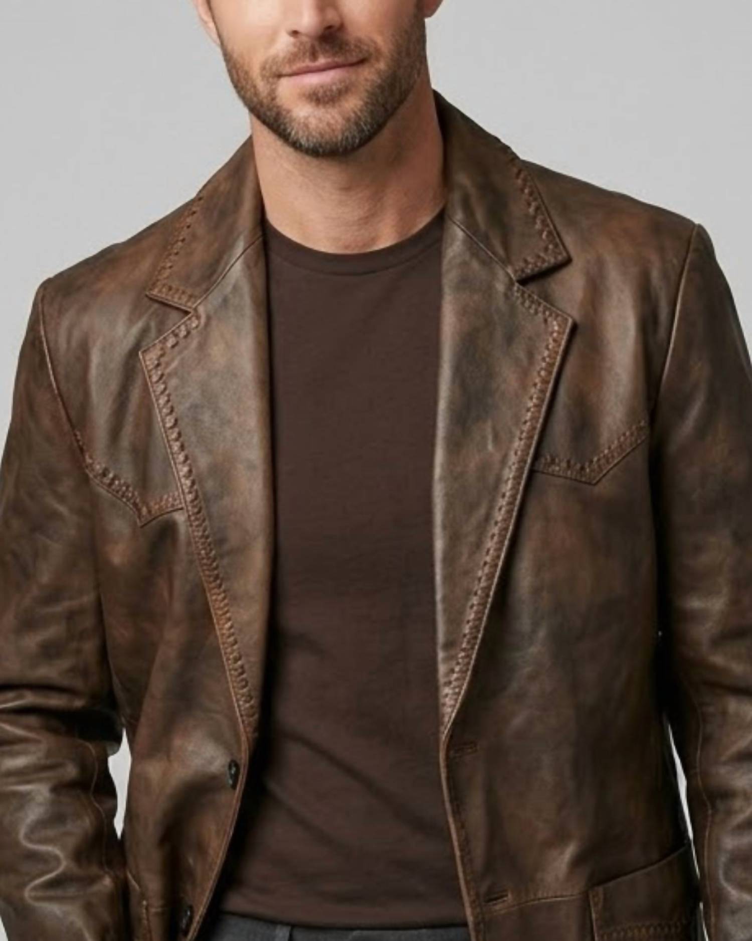 Cripple Creek - Western Leather Jacket