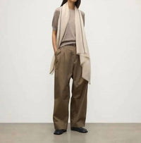 Johnstons of Elgin Women's Ives Scarf in natural - women's scarf - view 5