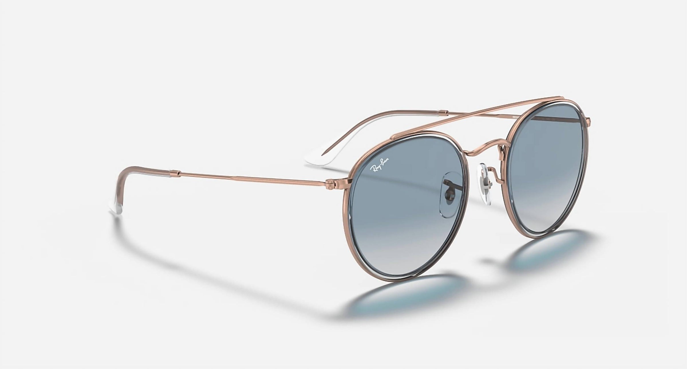 Ray Ban - Women's Rb3647n Round Double Bridge Sunglasses