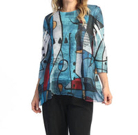 Jess & Jane - Granada Chiffon Hem Top