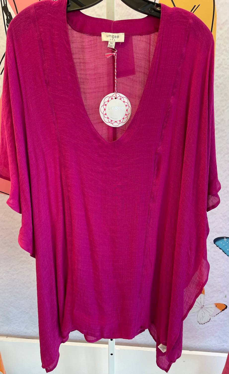Umgee - V Neck Kaftan Tunic