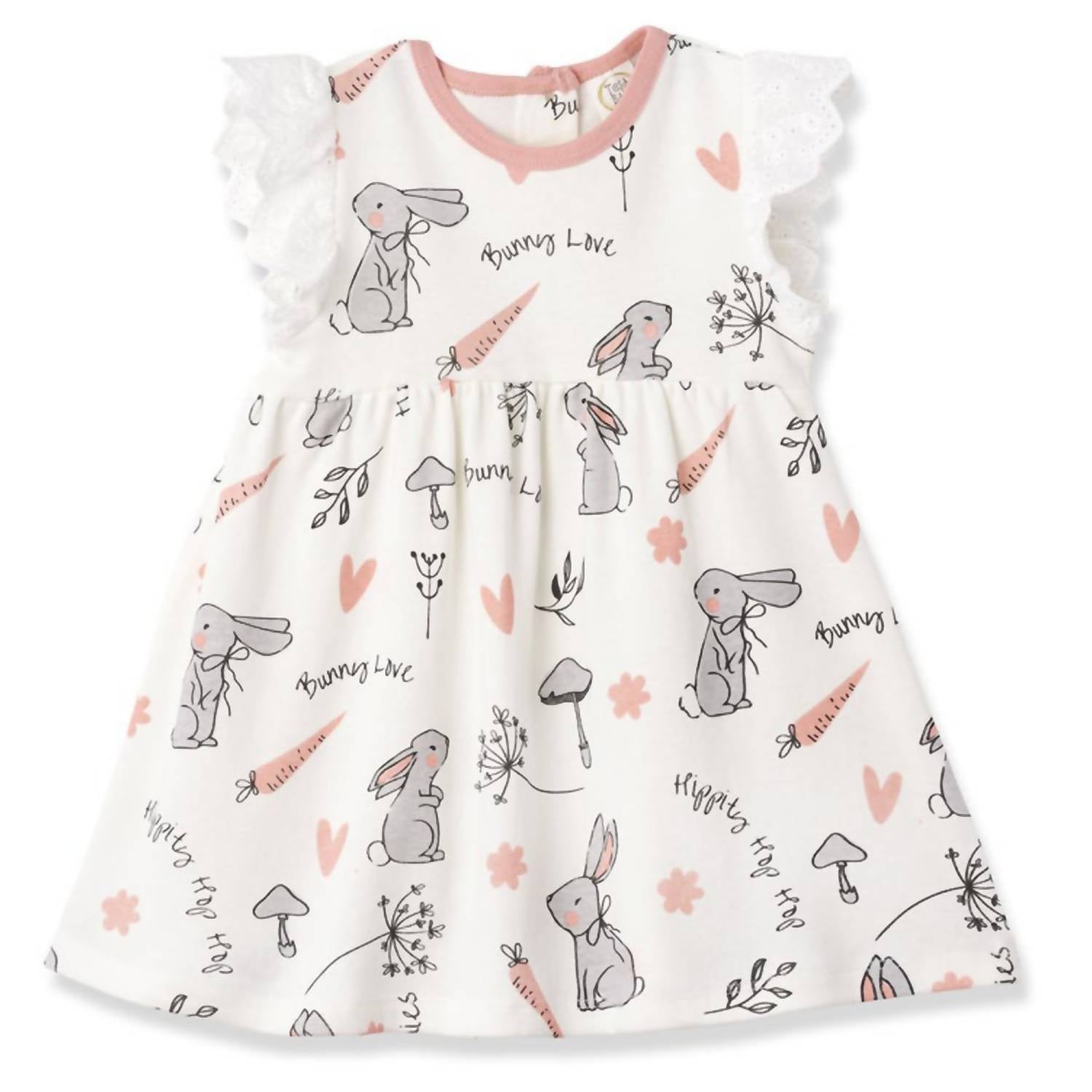Tesa Babe - "Happy Bunnies" Dress for Baby Girls