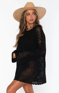 Show Me Your Mumu - Paula Pullover Crochet Mini Dress