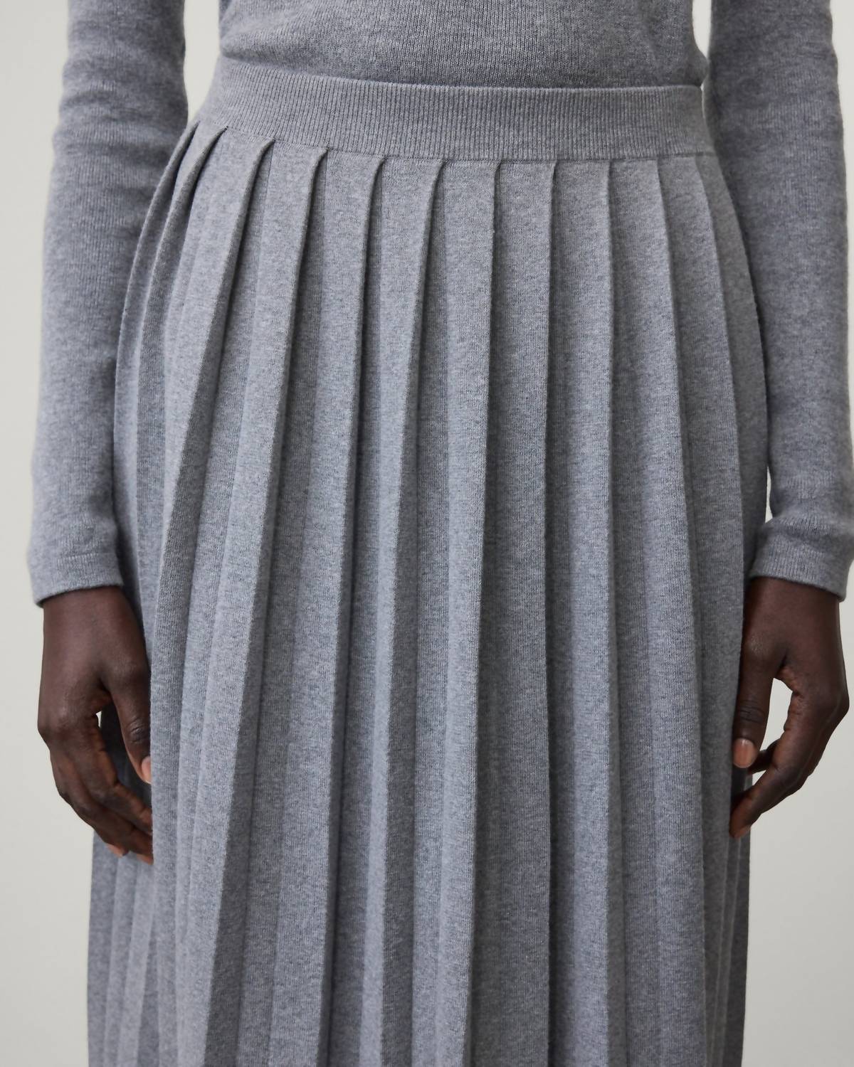 LISA YANG The Minda Skirt in deep cloud - women's skirt - view 4