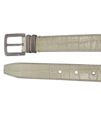 Bally - Women's Curved Croc Leather Belt
