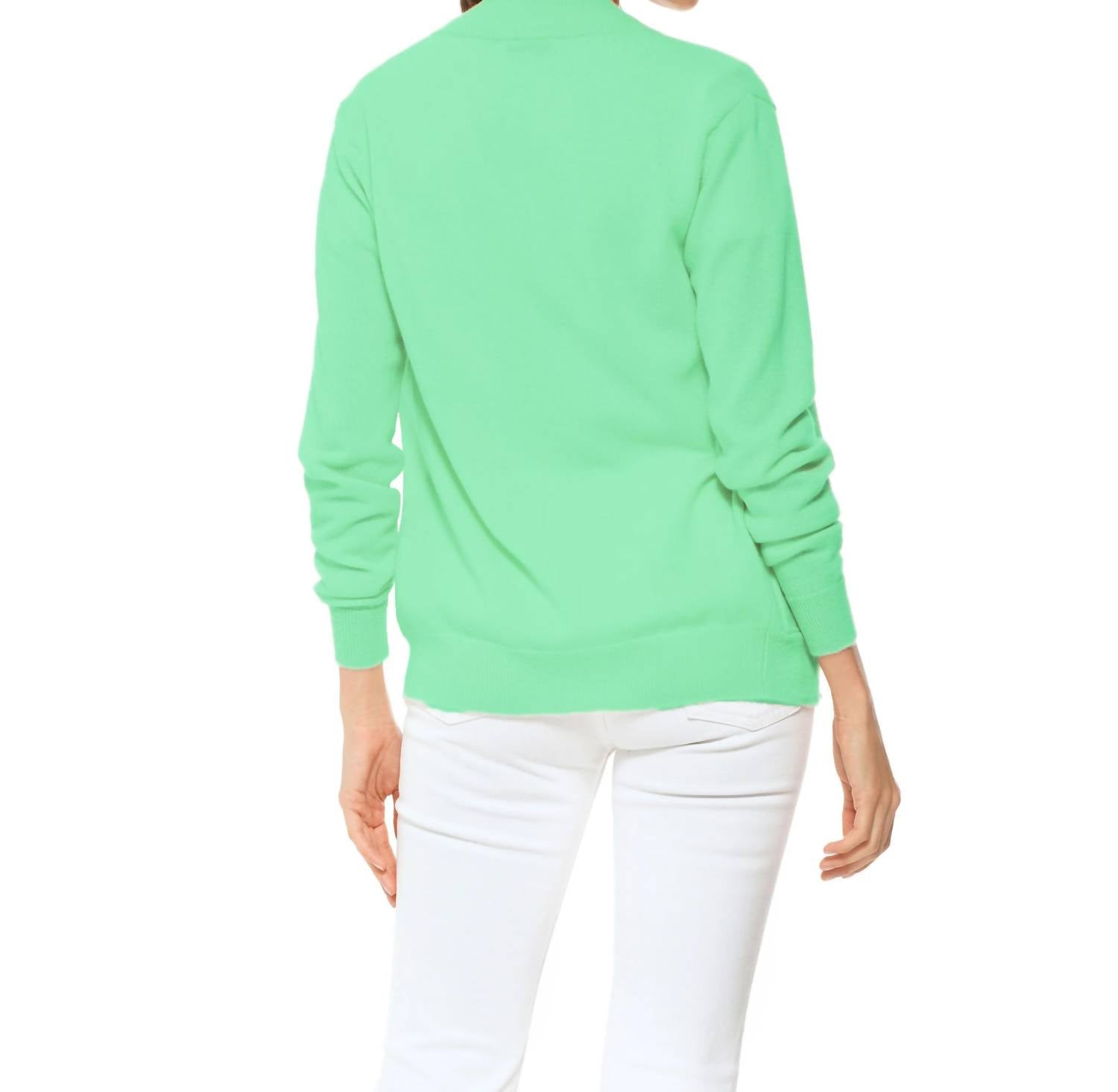 Monticelli Cashmere - Women's Pure Cashmere Zip Cardigan