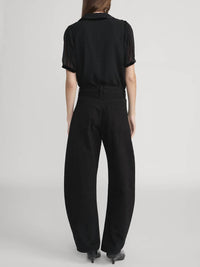 Frame - Velvet Trim Sailor Blouse